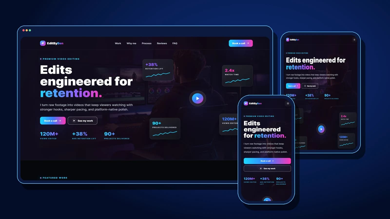 EditByBen responsive device presentation